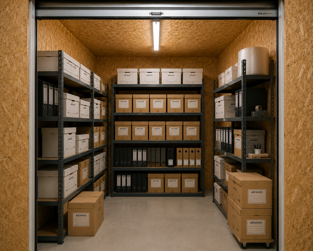 Box de stockage pour archives à loué près de Pau