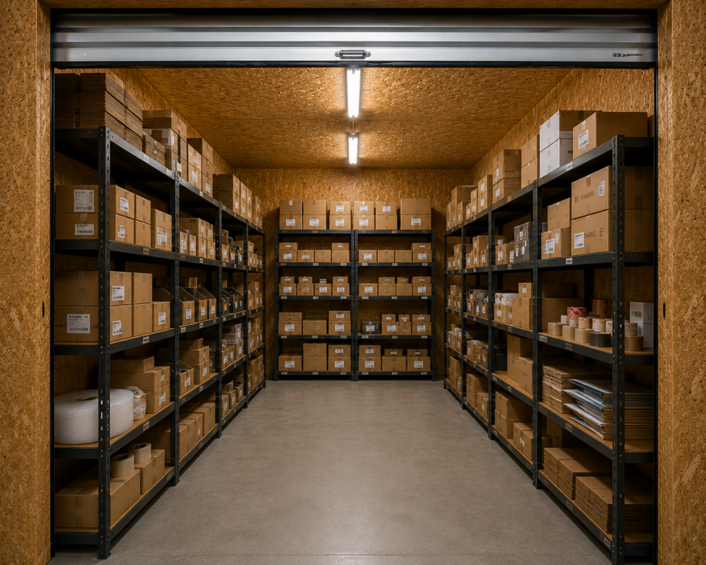 Box de stockage 7 m² pour une pièce entièrement meublée près de pau
